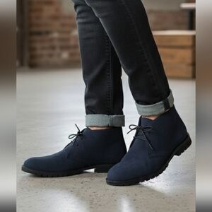Men's Blue Suede Shoes